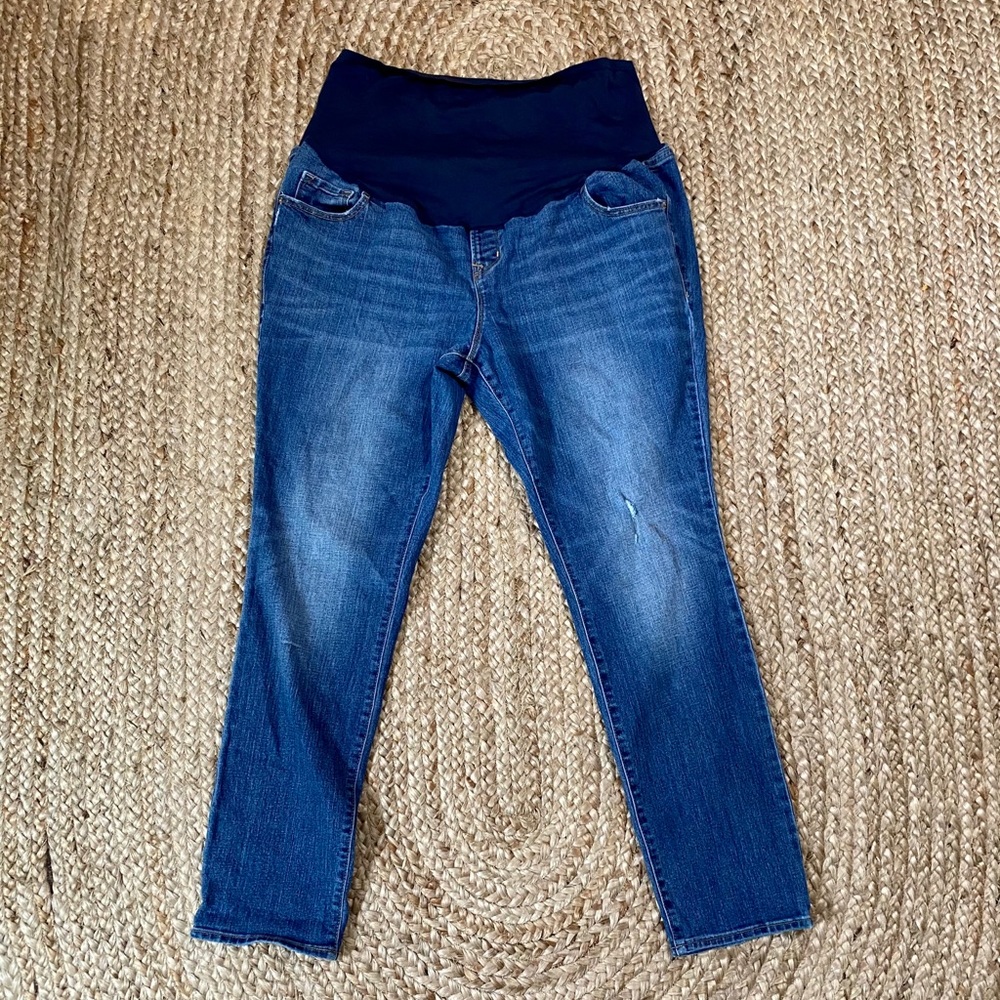 Old Navy plus size maternity full panel 18 skinny